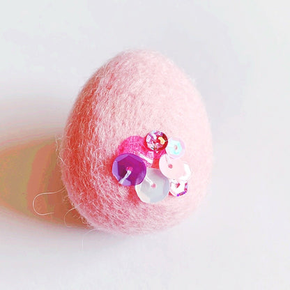 Sequined Easter Egg Hair Clip