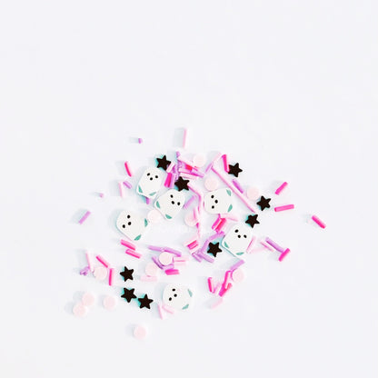 Pink ghost shaker bow