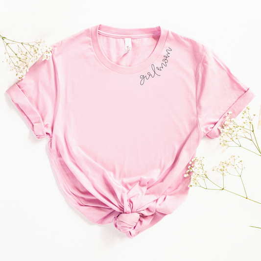 Collar script boy/girl mama
