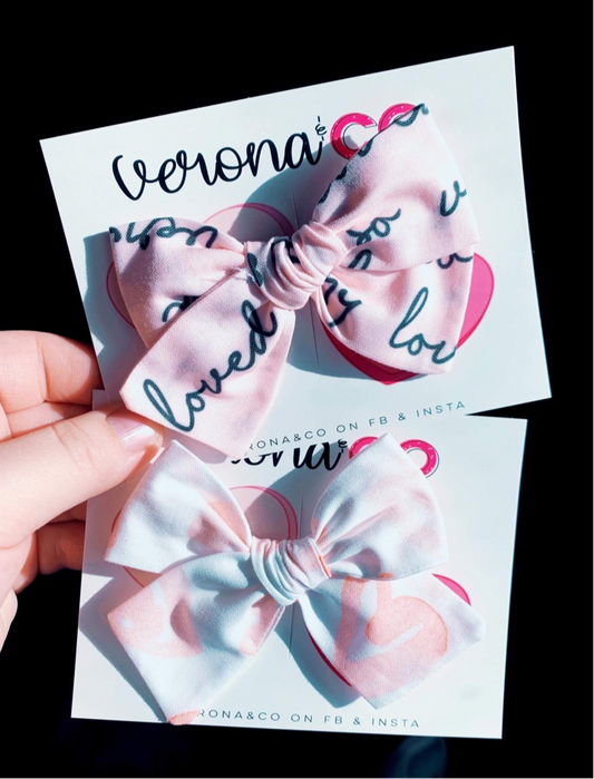 Oversized Sweet Valentine Bows