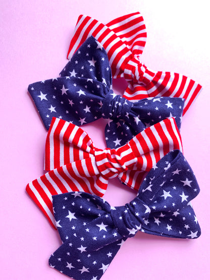 Red, White & Blue piggie set