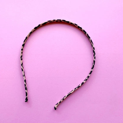 Leopard metal headband