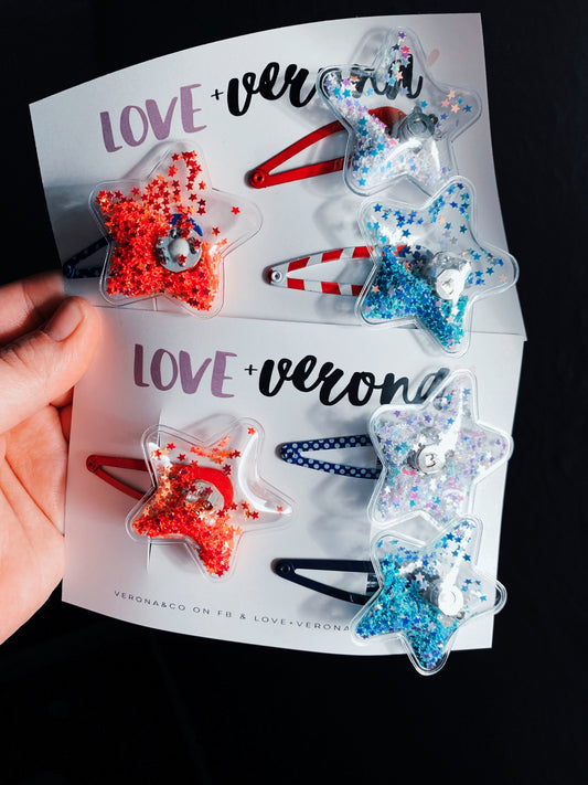 Fourth of July Star Light Up Shaker