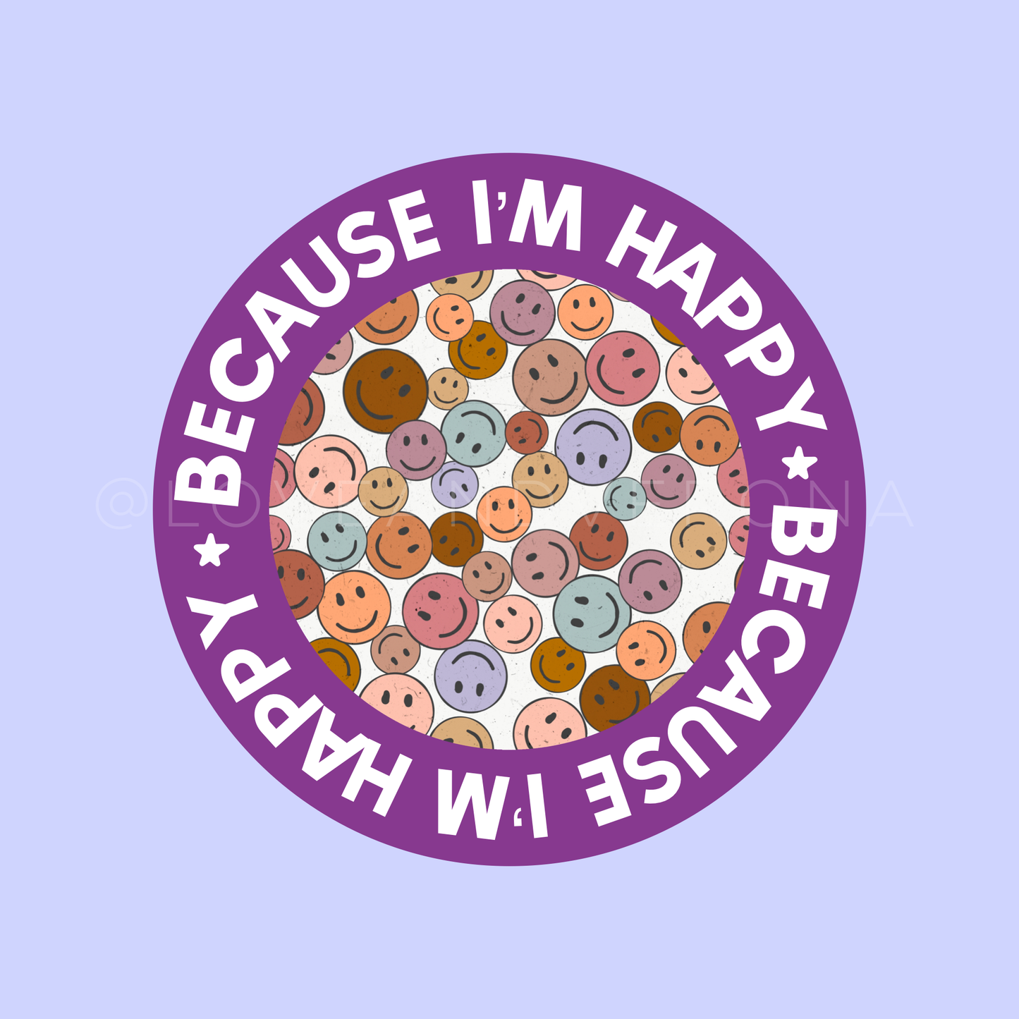 Adult Colored Circle design