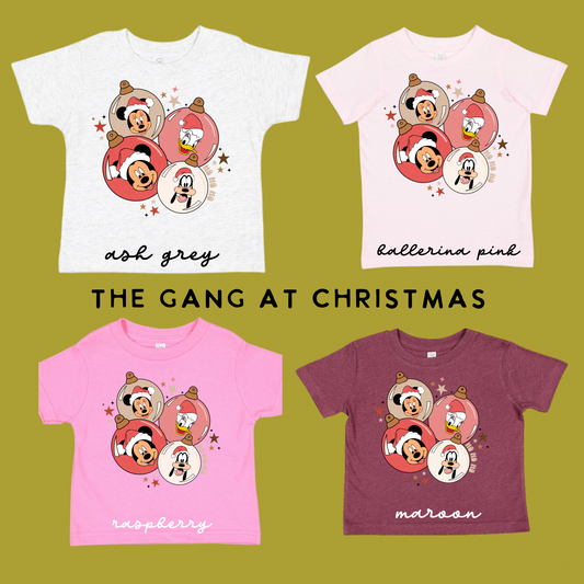 The gang at Christmas