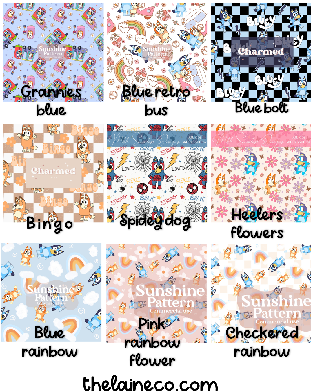 MEDIUM Blue Blankets (multiple designs)
