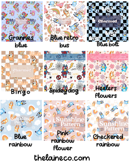MEDIUM Blue Blankets (multiple designs)