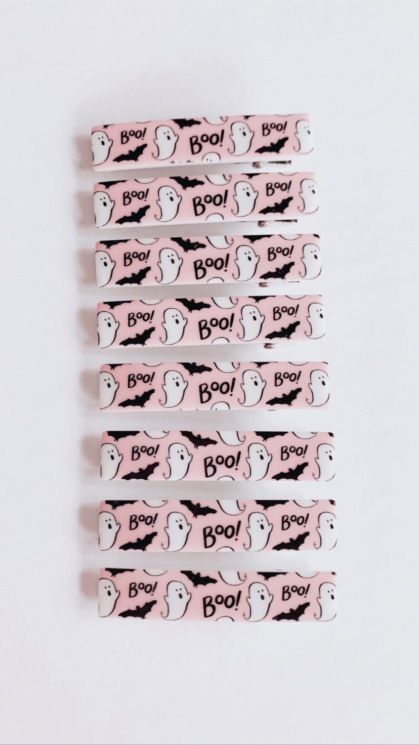 Pink Boo Clips